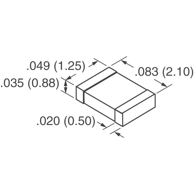 C0805X222K5RAC7800 KEMET  Ceramic Capacitors